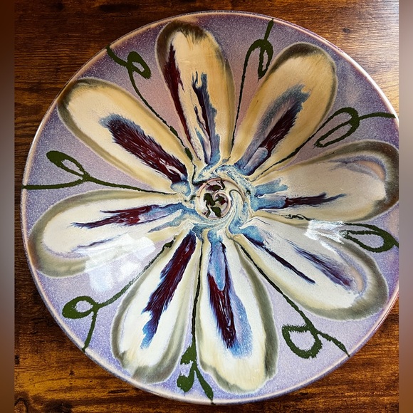 NEW handmade ceramic fruit bowl / platter - Picture 2 of 3